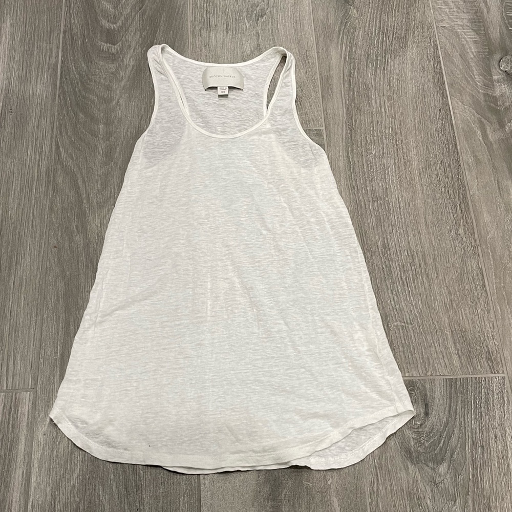 Brochu Walker linen tank-XS